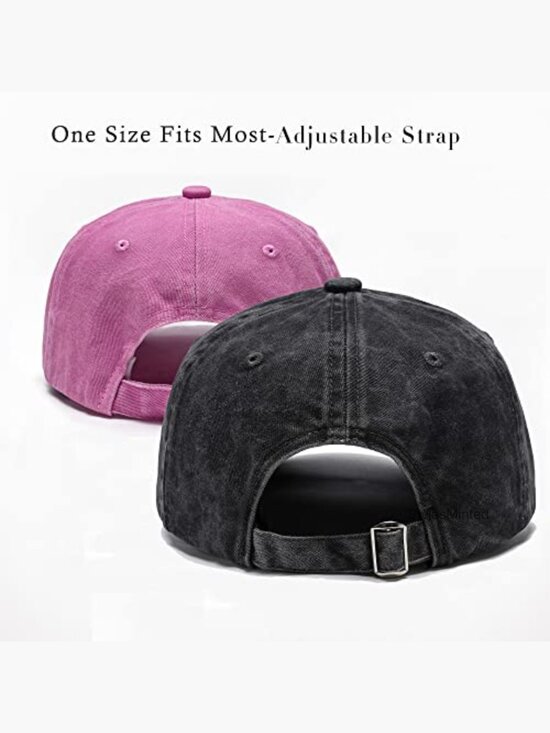 Baseball Caps, Adjustable Hat for Men Women, Denim Cotton, 2 Pack main image 4